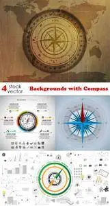 Vectors - Backgrounds with Compass