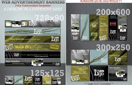 GraphicRiver - Web Advertisement Banner Templates – Megapack