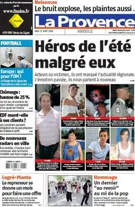 La Provence du 27 aout 2009