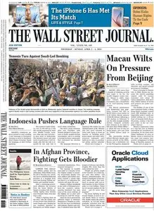 The Wall Street Journal - Thursday-Sunday, 2-5 April 2015 / Asia