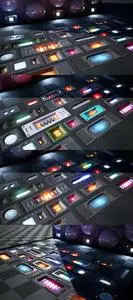 Unreal Engine – Sci-Fi Light Decals Vol. 01 4.26
