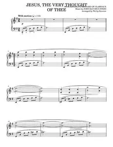 Jesus, The Very Thought Of Thee [Jazz version] (arr. Phillip Keveren) - Bernard of Clairvaux (Piano Solo)