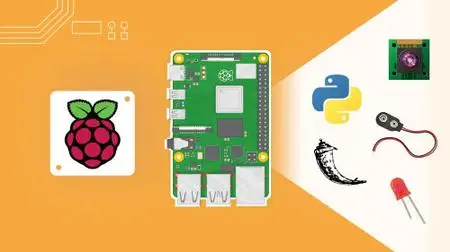 Raspberry Pi [4] for Beginners - Python3, GPIOs, Pi Camera, Flask, and More!