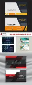 Vectors - Stylish Business Cards Set 28
