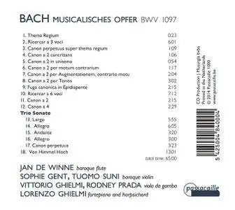 Il Gardellino - Bach: The Musical Offering, BWV 1079 (2014) [Official Digital Download]