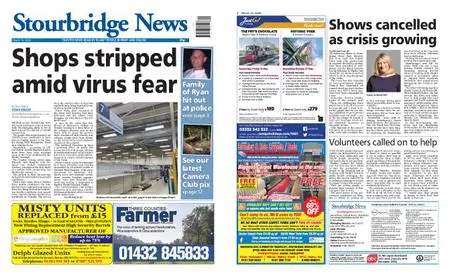 Stourbridge News – March 19, 2020