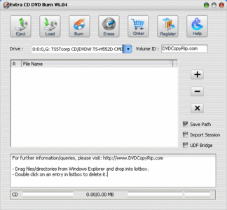 Extra CD-DVD Burner v6.2