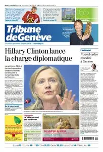 TRIBUNE DE GENEVE  01 Mars 2011