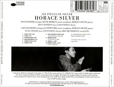 Horace Silver - Six Pieces Of Silver (1956) [RVG Edition, 1999]