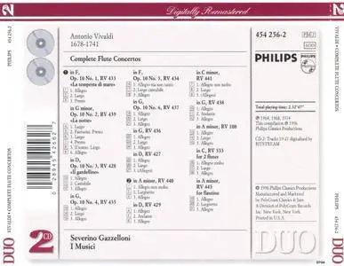 Vivaldi - Complete Flute Concertos - Severino Gazzelloni (1996) {2CD Philips Duo 454 256-2 rec 1964-1974}