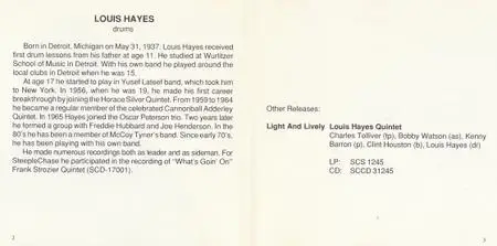 Louis Hayes - Una Max (1989) {SteepleChase ‎SCCD 31263 rel 1990}