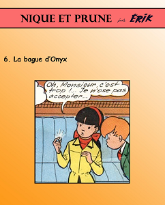 Nique et Prune - Tome 6 - La Bague d'Onyx