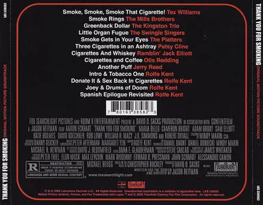 Rolfe Kent & VA - Thank You For Smoking: Original Motion Picture Soundtrack (2006)