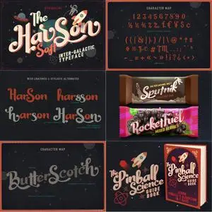 Harson Soft - Intergalactic Typeface