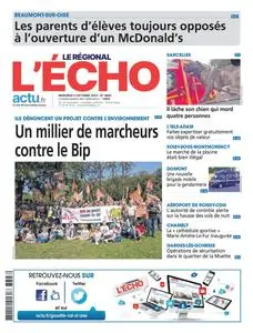 L'Echo Le Régional - 11 Octobre 2023