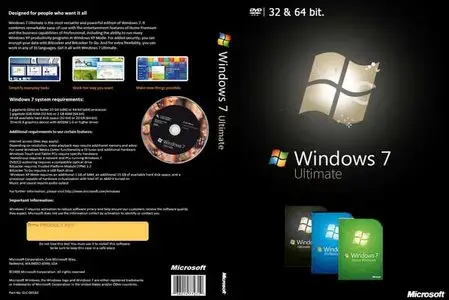 Microsoft Windows 7 Ultimate SP1 Super OEM Edition