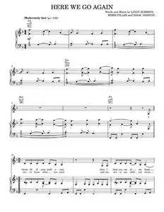 Here we go again - Demi Lovato (Piano-Vocal-Guitar)