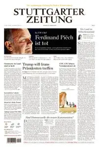 Stuttgarter Zeitung Kreisausgabe Göppingen - 27. August 2019