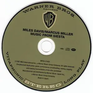 Miles Davis & Marcus Miller - Music From Siesta (1987) {2013 Japan Jazz Best Collection 1000 Series WPCR-27453}