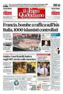 Il Fatto Quotidiano - 16 Novembre 2015