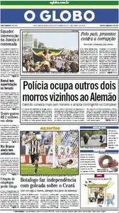 Jornal O Globo - 8 de setembro de 2011
