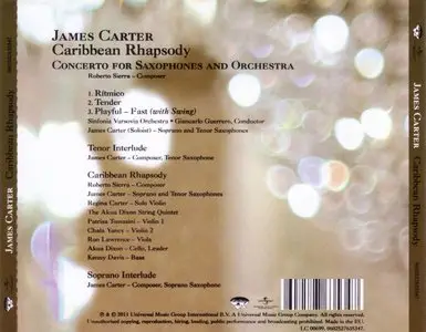 James Carter - Caribbean Rhapsody (2011) {Universal}