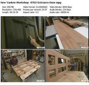 The New Yankee Workshop - Entrance Door 