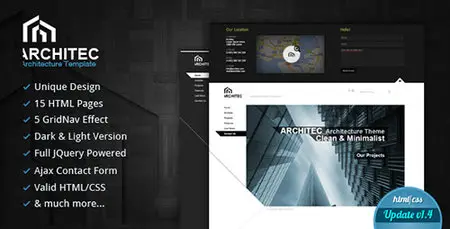 ThemeForest - Architec v1.4 - Architecture HTML Template