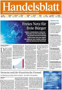 Handelsblatt vom Montag, 16. Juni 2014