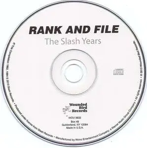 Rank And File - The Slash Years (2003) {2013 Wounded Bird}