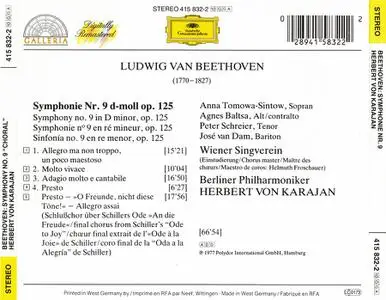 Herbert von Karajan, Berliner Philharmoniker - Ludwig van Beethoven: Symphony No. 9 "Choral" (1986)