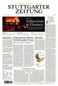 Stuttgarter Zeitung Stadtausgabe (Lokalteil Stuttgart Innenstadt) - 04. September 2018