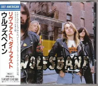 Wolfsbane - Live Fast, Die Fast (1989) [Japanese 1st Press, PPD-1072]