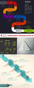 Vectors - Infographics Backgrounds 32