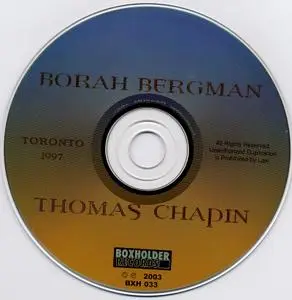 Borah Bergman & Thomas Chapin - Toronto 1997 (2003)