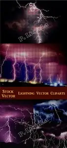 Stock Vector - Lightning Vector Cliparts