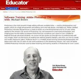 Software Training: Adobe Photoshop CS6 with Michael Brown [repost]
