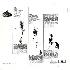 Cream - Fresh Cream (1966) [2001, Remastered, Japan]