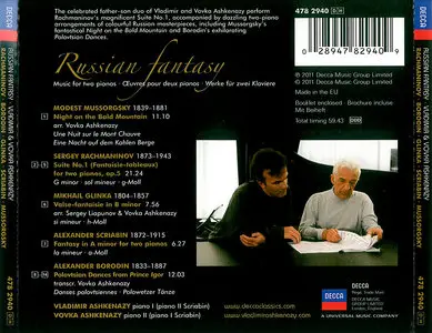 Vladimir & Vovka Ashkenazy - Russian Fantasy: Mussorgsky, Rachmaninov, Glinka, Borodin, Scriabin (2011)