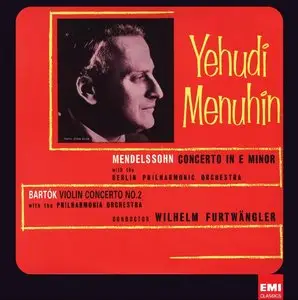 Yehudi Menuhin, BPO - Mendelssohn: Violin Concerto / Bartok: Violin Concerto No.2 (1966/2012) [Official Digital Download 24-96
