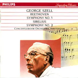 Beethoven: Symphony No. 5 in C minor Op. 67; Sibelius: Symphony No. 2 in D, Op. 43 - Concertgebouw Orchestra, Georg Szell