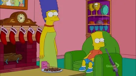 The Simpsons S22E08 The Fight Before Christmas