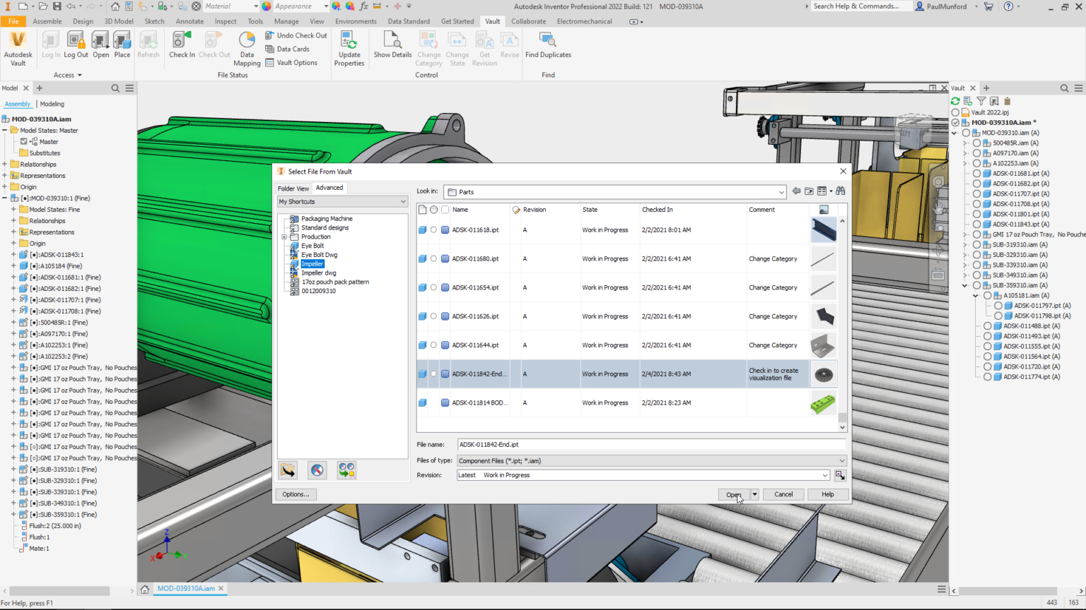 Как запустить autodesk vault