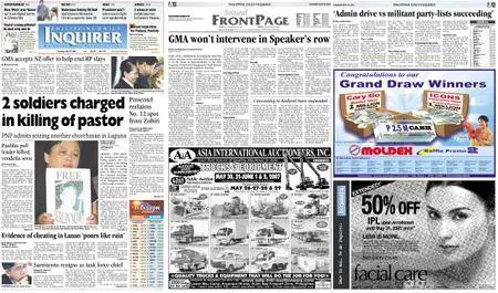 Philippine Daily Inquirer – May 29, 2007