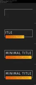 Motion Graphic | Minimalist Title in After Effect