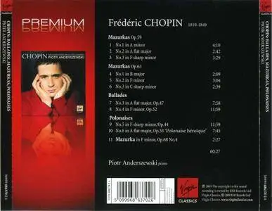 Piotr Anderszewski - Frederic Chopin: Ballades, Mazurkas, Pollonaises (2003) Reissue 2009