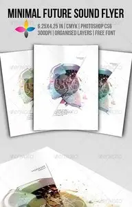 GraphicRiver Minimal Future Sound Flyer