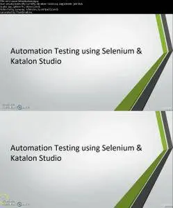 Automation Testing using Selenium & Katalon Studio