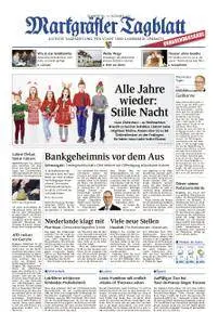 Markgräfler Tagblatt - 14. Dezember 2017