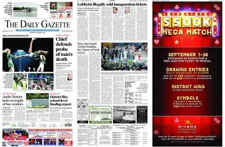The Daily Gazette – September 01, 2018